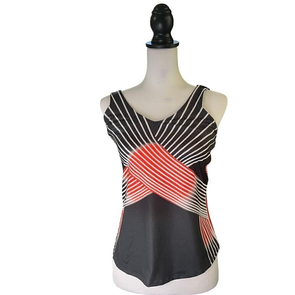 Lucky in Love Tech Lights Tank with Built-In Shelf Bra, Size Small